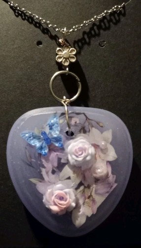 Handmade resin heart - handmade,