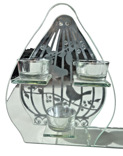 Decorative glass tea - glass, light