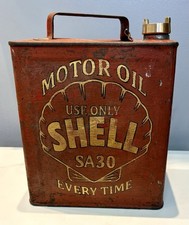 Vintage petrol can - petrol,