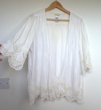 INDIGO M&S white CROCHET
