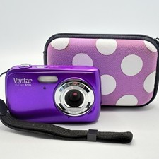 Vivitar Digital Camera Vivicam S126 16.1MP Pink with Case - Great Condition A+++