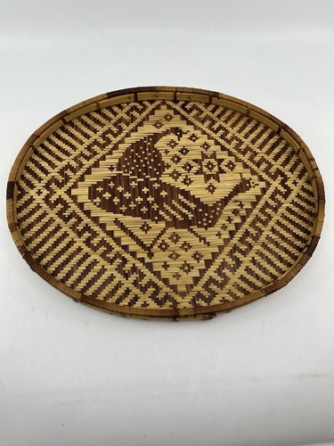 Wicker shallow woven service - woven,