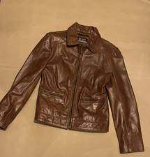 HEELI Leather Brown Fitted Zip