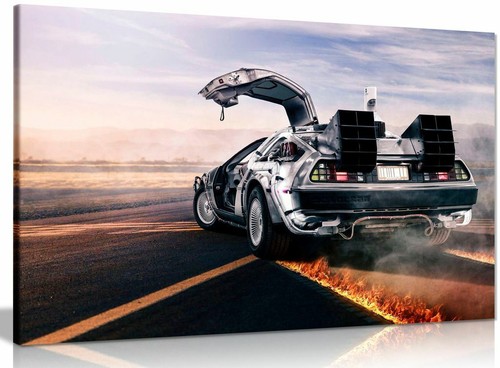 Back the future canvas wall - back,