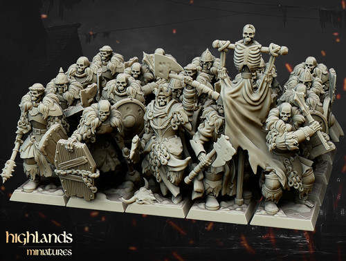Undead black watch warriors - black,