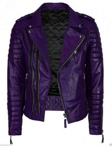 Men genuine lambskin leather - men's,