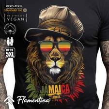 Reggae Lion Mens Tshirt Rasta