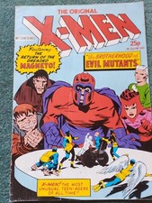 The Original X-Men,No. #7,June15,Magneto,& Hulk Poster,Marvel Comics UK,1983,