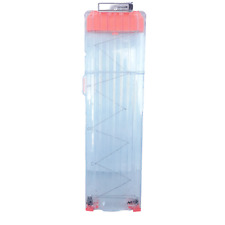 Nerf Elite 18 dart clear transparent Magazine Mags Mag Clip For Rapidstrike