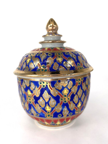 Thai benjarong hand painted - thai, benjarong: