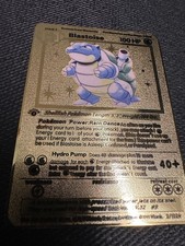 Blastoise 100HP Gold Metal