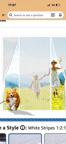 Magnetic flyscreen for - magnetic, double