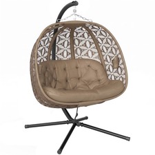 Outsunny double hanging swing - double,