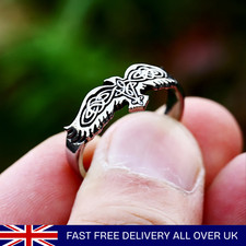 Vintage Viking Crow Ring