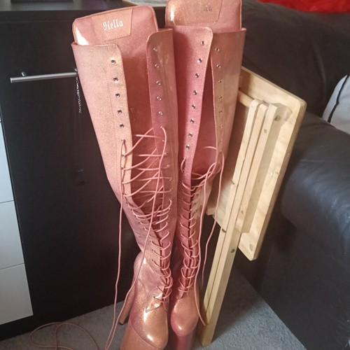 Hella heels thigh high - hella,