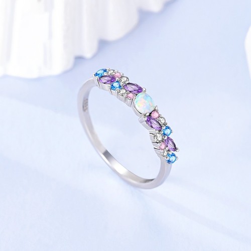 Multi gemstone opal - multi-gemstone, eternity