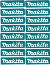 16X 70MM MAKITA POWER TOOLS WORKSHOP TOOLBOX GARAGE DECAL VINYL STICKERS