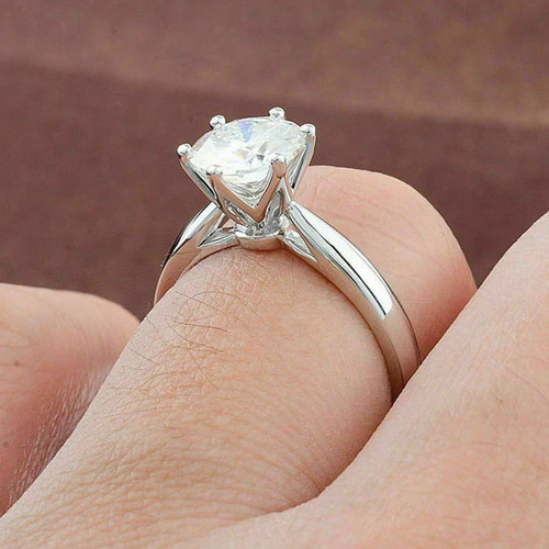 Wedding ring lab grown - lab,