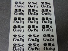  18 New 25 Cent Decal Sticker