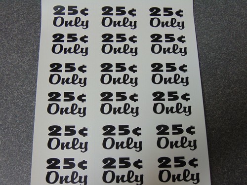New cent decal sticker - 25,
