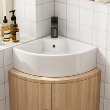 HOROW Corner Basin White