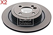 Rear Brake Disc x2 Pcs FEBI