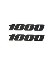 2 x 1000 Vinyl Decal Stickers 100mm x 18mm Motorbike Motorcycle 1000cc 