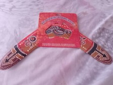 NEW BOOMERANG HAND PAINTED
