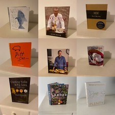 Job lot cookbooks (Larousse, Raymond blanc, hix, Ramsey, outlaw) Bargain! 