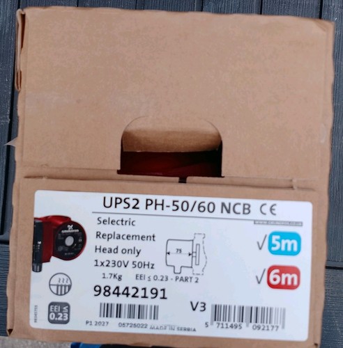 Grundfos ups2 60 ncb - grundfos, ph-50-60