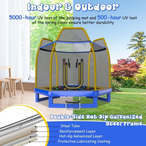 7ft kids trampoline toddler - 7ft,