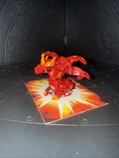 Bakugun Pyrus Blitz Dragonoid Baku Double Strike Red/Orange/Yellow ~ Collectors
