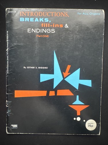 Vintage organ sheet music book - sheet,