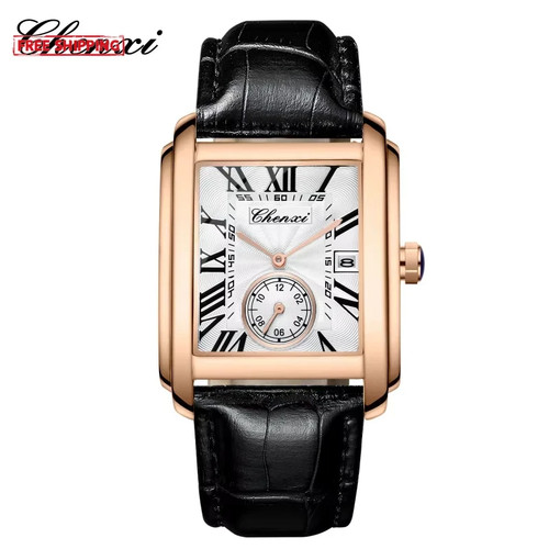Vintage tank leather quartz - vintage,