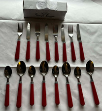 Royal Limoges Red Handled 16