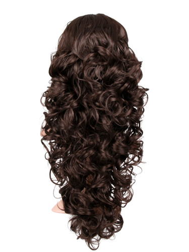 Koko half wig curly - koko, long
