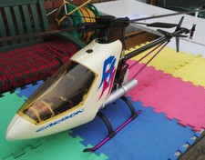 VINTAGE MORLEY F1 CARBON RC HELICOPTER WORKS DEMONSTRATOR