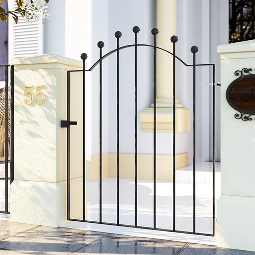 Wrought iron pedestrian gate - pedestrian,