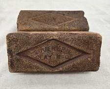 SOUTHERN CLAY MANUFACTURING COMPANY-TWO RECLAIMED ANTIQUE CLAY BRICK PAVERS. 06