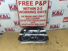 HYUNDAI COUPE 09 REG 2.0cc PETROL SET OF SPEEDO CLOCKS.