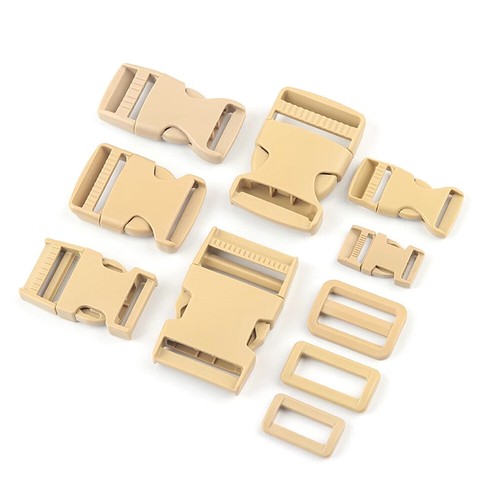 Beige plastic side release - beige,