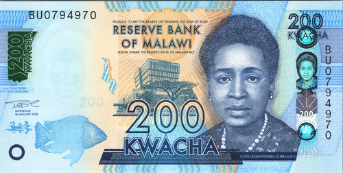 Malawi 200 kwacha 2022 - 200, radar