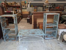 Shabby Chic Pine Book Shelves