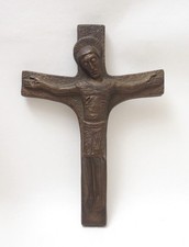 Vintage Modernist bronze wall