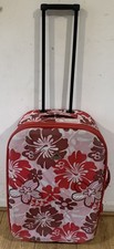Large Floral Red White Zebra