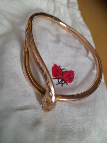 Rose gold snake serpent - 9,