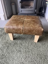 Footstool Small Honey Brown