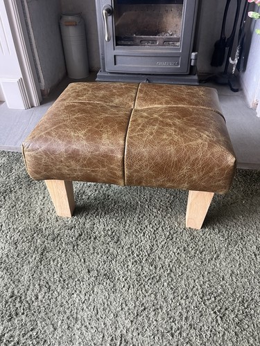 Footstool small honey brown - footstool,