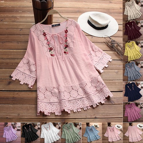 Lady sleeve lace floral - lady, v