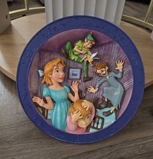 Disney Peter Pan Faith, Trust & Pixie Dust Collectible 3D Relief Limited Plate